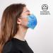 NU R Disposable Face Mask 3Ply Mask with Filter Layer and Elastic Earloop Retail 50pcs/box TIE DYE 50PCS - Buy Online on GoSupps.com