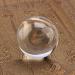 Hztyyier 40mm Clear Crystal Ball - Natural Quartz Healing Sphere with Stand | Rare Asian Gemstone for Meditation & Decor - Buy Online on GoSupps.com