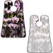 Orchids Print Beard Bib Apron for Men | Beard Hair Catcher Cape for Shaving & Trimming | Black Beard Cape Cloth - Shop Now - Buy Online on GoSupps.com