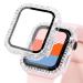 KADES Compatible for Bling Apple Watch Protective Case with Built-in Screen Protector for Apple Watch 40mm iWatch Series SE SE2022 6 5 4 (40mm Clear) Clear 40mm
