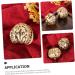 Homsfou Chinese Stress Balls - Decorative Massage Ornaments | Small Walnut Handballs for Relaxation & D cor - Buy Online on GoSupps.com