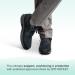 Men's Orthopedic Casual Shoes - Leo 9.5 Black | Arch Support & Cushioning for Plantar Fasciitis - Buy Online on GoSupps.com