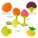 NASHRIO Baby Teething Toys Pack of 5 - BPA Free Silicone Teethers for Newborns - Natural, Organic, and Freezer Safe - Perfect Baby Shower Gift - Buy Online on GoSupps.com