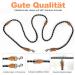 TRHIMLSBRAD Adjustable Dog Leash - 3m x 14mm for Large & Medium Dogs | Multifunctional Robust Double-Leash in Black - Buy Online on GoSupps.com