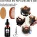 Beard Growth Kit 5-in-1 Grooming Set for Men - Includes Oil, Balm, Comb, Scissors, and Brush - Beard Care & Shaving Essentials - Christmas Gifts for Men - Buy Online on GoSupps.com