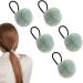 Hair Rope for Girls Girls' Colorful Pompom Hair Ring Ties Chic Pompom Hair Rope for Ponytail Fashionable Girls Hair Accessories for Daughter Sister Green - Buy Online on GoSupps.com