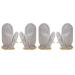 BAMFY 2 Pairs Non-Slip Fiber Dishwashing Gloves for Kitchen Cleaning and Cooking Household Gloves
