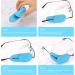 Luter 6-Piece Large Eye Flaps for Lazy Eye | Amblyopia & Strabismus for Kids & Adults (Blue) - International Shipping Available - Buy Online on GoSupps.com