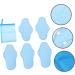Doitool 6 Sets Blue Nursing Night Helpers Incontinence Bags - Washable Cloth Cushions for Postpartum & Menstrual Maternal - 30x18x0.6cm - Buy Online on GoSupps.com