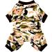 Chihuahua Pajamas X-Small Camouflage Green | Winter Fleece Dog Jumpsuit | Tiny Pet Clothes for Small Puppy Yorkie Teacup Outfits - Buy Online on GoSupps.com