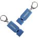 Noopel Emergency Whistle 2 Pack with Lanyard & Keychain for Outdoor Safety - Hiking, Camping, Sports - Three Tubes Survival Whistles in Blue - Buy Online on GoSupps.com