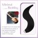 FSHINE Real Hair Tape Extensions - 35cm Black Virgin Remy Hair - 10 Pieces - 20g #1 Quality - Buy Online on GoSupps.com