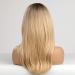 HAIRCUBE Long Ombre Blonde Wig with Bangs - Synthetic Hair for Women - Buy Online on GoSupps.com