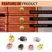 Tanstic 150Pcs Metal Brad Fasteners with Pull Rings - DIY Craft Decoration - Buy Online on GoSupps.com