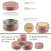 Buy 24-Pack 30ml Matte Pink Aluminum Screw Cap Containers | Cerz Dose Cosmetics Cans - Ideal for eCommerce Shipping - Buy Online on GoSupps.com