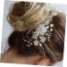 Beaupretty Bride Comb Comb Bridal Hair Comb Hair Comb for Crystal Hair Comb Wedding Hair Comb pearl hair Hair Bridal Hair Accessories - Buy Online on GoSupps.com