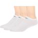 Nike Unisex Hverdag No Show Training Socks - 3 Pairs (White/Black EU M) - Lightweight & Comfortable - Buy Online on GoSupps.com