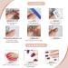 Almond White Chrome Press on Nails - 24PCS | Glossy Gel Finish | Reusable & Polish-Free | 12 Sizes | Canvalite - Buy Online on GoSupps.com