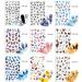 1 Sheet Women Stylish Decals DIY Nail Art Decoration Butterfly-shape Nail Sticker Slider Manicure Tool(YZW-S107) - Buy Online on GoSupps.com