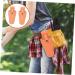 Vintorky Garden Shear Belt Holster Case - Leather Pocket for Garden Tools & Hairdressing Scissors - 21x9.5x5cm - Durable Stylish Orange - Buy Online on GoSupps.com