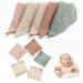 10 pieces of baby musselin washcloths towels set for newborns 23x23cm faces and bath towel reusable baby washcloth 100% cotton soft and breathable