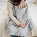 SHCHME Nursing Cover - Multi-Use Muslin Cotton Breastfeeding Cover in Soft Grey - Buy Online on GoSupps.com