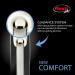 Flexi New Comfort Dog Leash - Ergonomic & Durable for Dogs Up to 15kg - 4.8m Length - Small Gray/Black - Buy Online on GoSupps.com