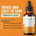 Liquid Probiotic for Women Men Kids Toddler Probiotic: USDA Organic Probiotics Vegan Probiotic Liquid & Alfalfa Blend + Acidophilus for Gut Health Dairy Gluten Sugar Free Non-GMO Oral Probiotics Unflavored - Buy Online on GoSupps.com