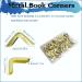 Vintage Metal Photo Mounting Corners - 60pcs Gold Book Protector for Scrapbooking & Picture Albums - Buy Online on GoSupps.com