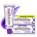 Euthymol Purple Whitening Toothpaste for Yellow & Sensitive Teeth | Violet Tone-Up Formula Instantly Brightens 24H Stain Defense Long-Lasting Fresh Breath (Pack of 2) 3.7 Ounce (Pack of 2)