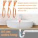 Drain Snake 3 Pcs Orange Drain Snake Unblocker Drain Hair Remover for Sewer Reusable Drain Unblocker Hair for Sewer Bathroom Drainage for Sewer Kitchen Sink Bathroom Toilet - Buy Online on GoSupps.com