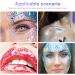 URAQT Body Glitter Gel - Holographic Mermaid Sequins Chunky Cosmetic Glitter for Face, Body & Hair - Silver - Buy Online on GoSupps.com