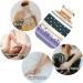 NAANLE Hot Water Bottle with Flower Strips - 1L Transparent Cover for Bed Hand & Feet Warmth Pain Relief Heat & Cold Therapy - Buy Online on GoSupps.com