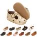 Baby Girls First Walking Shoes Mary Jane PU Leather Anti-Slip Princess Shoes Infant Baby Shoes 0-6 Months C Gold