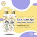 Mom & World Baby Massage Oil - 100% Pure Organic Sweet Almond Oil Cold Pressed Hypoallergenic 200ml - Buy Online on GoSupps.com