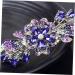 Beaupretty Ponytail Barrettes Holders hairpin rhinestone clip holder flower barrettes purple barrettes metal styling clips rhinestones barrettes alloy Miss aldult flower Back Hair Barrettes - Buy Online on GoSupps.com