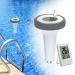 Pool thermometer Digital WLAN thermometer with digital pool thermometer LCD display IPX7 floating thermometer for pool pond outdoor area