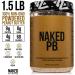 NAKED Strawberry Whey Protein Powder 5LB (61 Servings) + PB Powdered Peanut Butter 1.5LB (45 Servings) Bulk Grass-Fed Non-GMO Gluten Free Soy Free Vegan - Buy Online on GoSupps.com