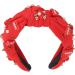 Rhinestone Headband for Valentine's Day with Elegant Heart Decorations Perfect for Daily Wear (Red) - Buy Online on GoSupps.com
