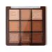 EONFAVE Chocolate Eyeshadow Palette 9 Colors Brown Makeup Palettes Nude Tint Long Lasting Shine Matte Travel Size for Women and Girls