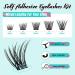 Self Adhesive Eyelashes - 40PCS DIY Reusable Lash Extensions No Glue Needed Natural Look - AMZGlRL Sundays DIY Lash Kit - Buy Online on GoSupps.com
