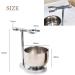 CRUCISRESIN Wet Shaving Stand and Bowl - Premium Resin Shaving Set - Buy Online on GoSupps.com