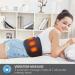 Comfier Heating Pad with Massager - Heated Waist Massage Belt for Back Pain - 2 Heat Levels & 3 Massage Modes - for Cramps Abdominal Lumbar - Women Men - Black - Buy Online on GoSupps.com