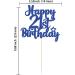 Gyufise 1Pc Happy 21st Birthday Cake Topper Glitter 21 & Fabulous Cheers to 21 Years Old Birthday Cake Pick for Celebrating 21st Birthday Anniversary Party Cake Decorations Blue 21st Blue - Buy Online on GoSupps.com