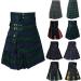 Buy 5XL Scottish Kilt for Men - Comfortable Retro Rock Checkered Mini Skirt | Vintage Outdoor Fold Skirt | Streetwear & Medieval Style - Buy Online on GoSupps.com