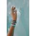Enso Silicone Weave Stackable Bracelet - Large Obsidian | Hypoallergenic & Flexible Wristband for Active Living - Buy Online on GoSupps.com