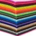 Flic-Flac 44PCS Assorted Color Felt Fabric Sheets 4 x 4 inches - DIY Craft Sewing Patchwork 1mm Thick - Buy Online on GoSupps.com