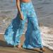 HAIBING Wide Leg Pants Soft and Patterned Wide Legs Elegant and Stylish Pants for Women. (S) - Buy Online on GoSupps.com