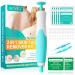 2 in 1Skin Tag Remover Pen -Auto Painless Skin Tag Remover Device for Small to Large Sized Skin Tags (2mm-8mm) Wart and Skin Tag Remover-Easy Tag Removal Kit to Remove Skin Tags in Minutes Green C