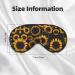 Sunflower Blooming Flowers Unisex Sleep Mask | Double-Sided Eye Mask for Sound Sleep & Skin Care - Buy Online on GoSupps.com